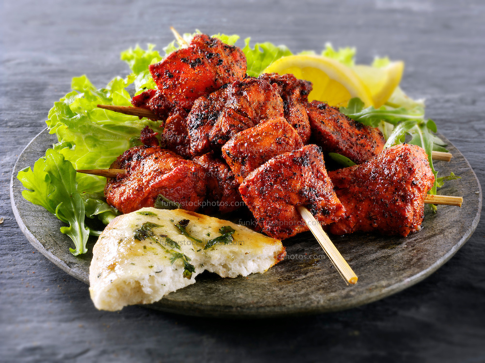 Lamb Tikka With Salad 