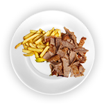 Chips & Donner Meat With Cheese 