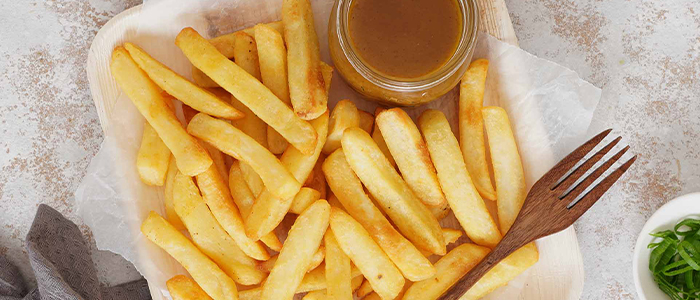 Chips & Curry Sauce  Small 