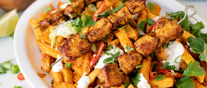 Chips & Chicken Tikka 