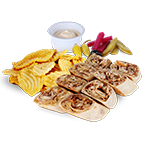 Chips, Cheese & Chicken Shawarma 