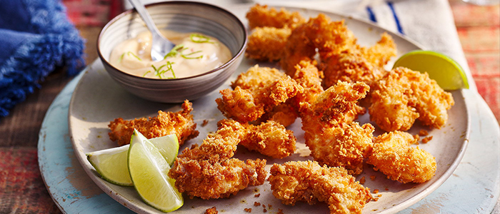 Golden Fried Scampi 