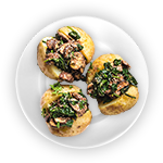 Baked Potatoes With Mushroom 