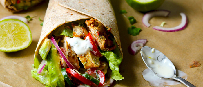 Chicken Shawarma Wrap Meal 