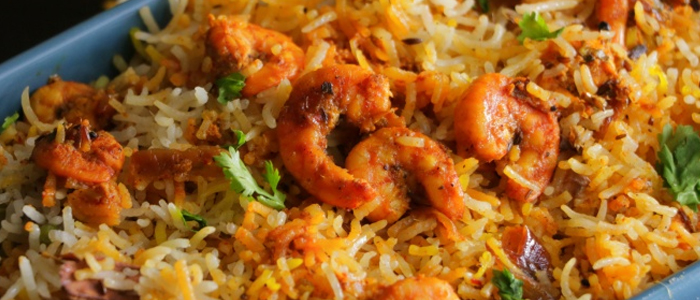 Prawn Biryani 