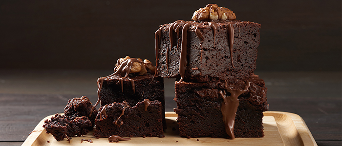 Chocolate Fudge Cake Slices 