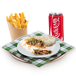 Chicken Pakora Wrap Meal 